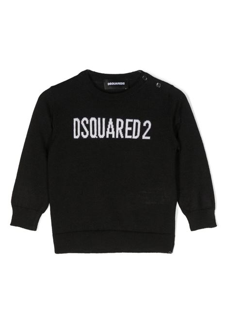 Maglione con logo DSQUARED2 JUNIOR | DQ1791 D003FDQ900